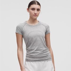lululemon athletica Gray Swiftly Tech Short-Sleeve Shirt
